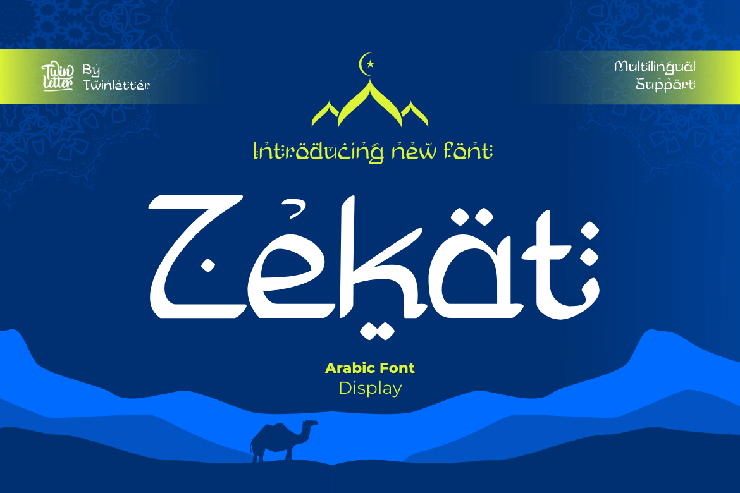 Zekat字体 2