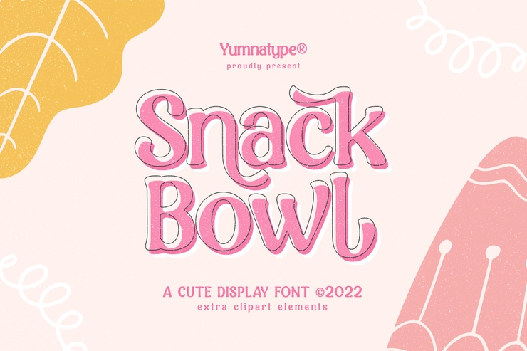 Snack Bowl字体 4