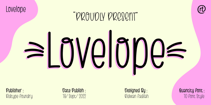 Lovelope字体 4