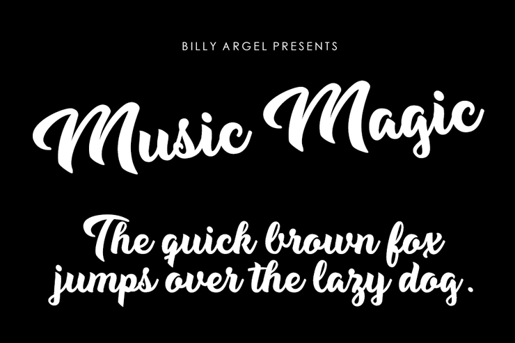 Music Magic字体 1