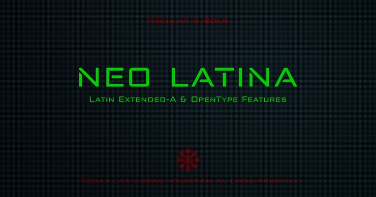neo latina字体 2