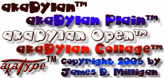 akaDylan字体 1