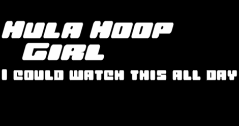 Hula Hoop Girl字体 1