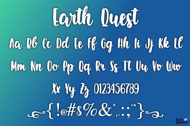 Earth Quest字体 2