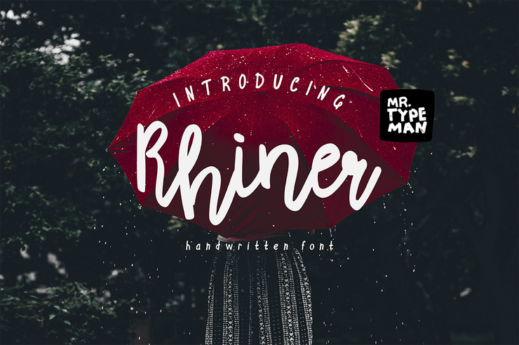Rhiner字体 6