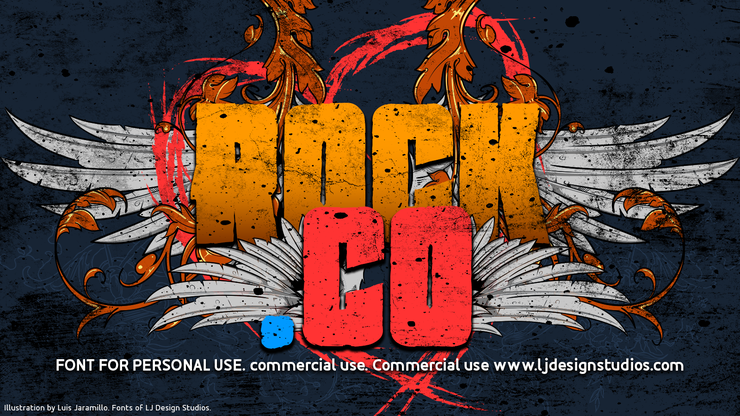 Rock.CO字体 1