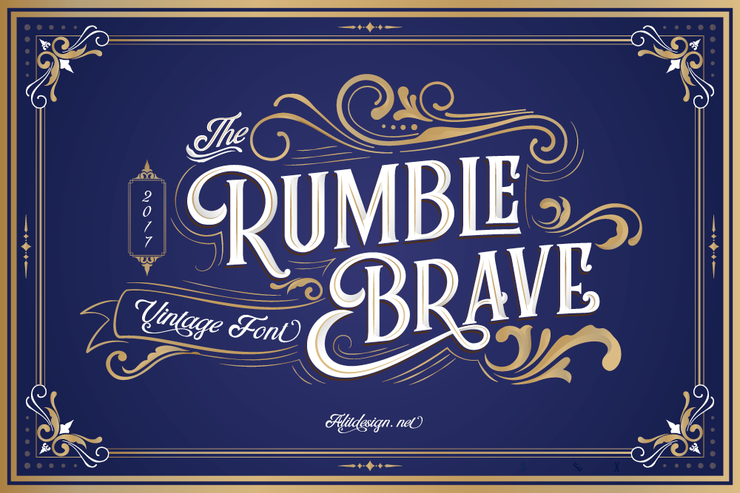 Rumble Brave字体 5