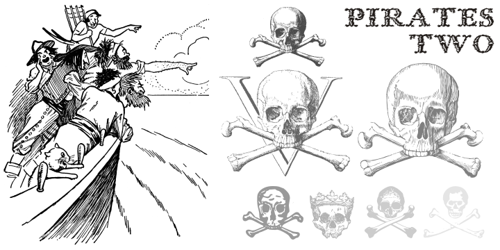 Pirates Two字体 1