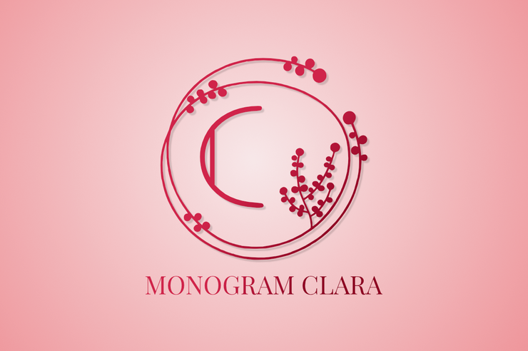 Clara Monogram字体 1