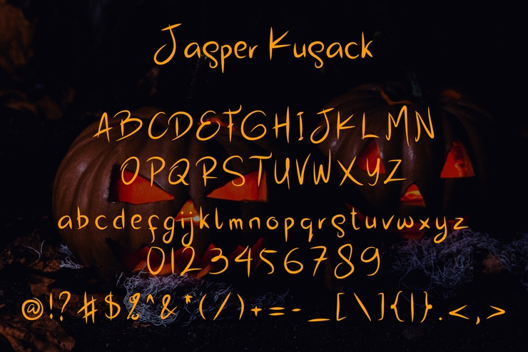 Jasper Kusack字体 3