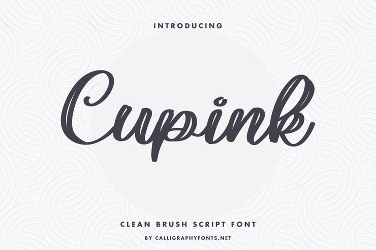 Cupink字体 1