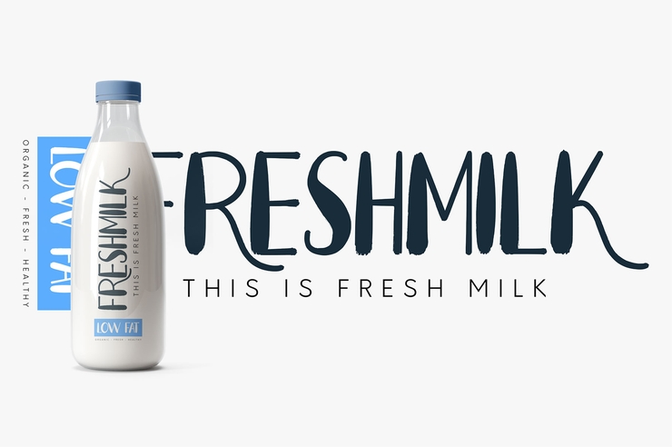 Fresh Milk字体 2
