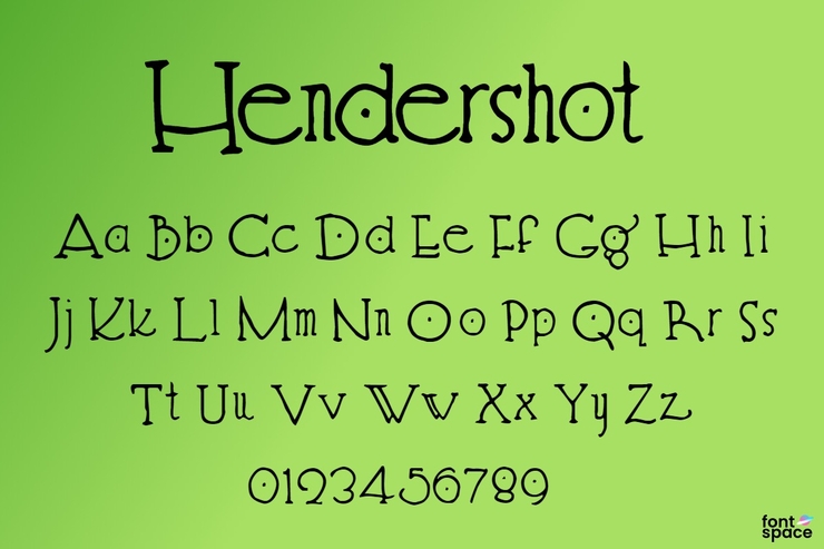 Hendershot字体 1