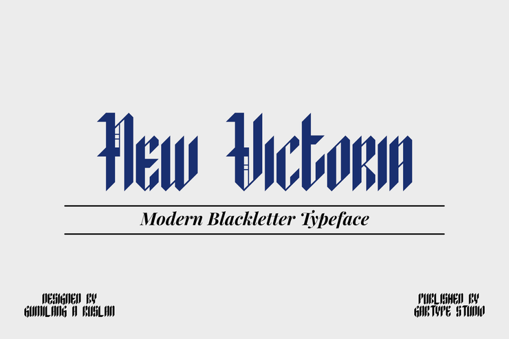 New Victoria字体 1