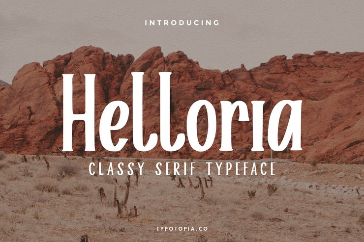 Helloria字体 4