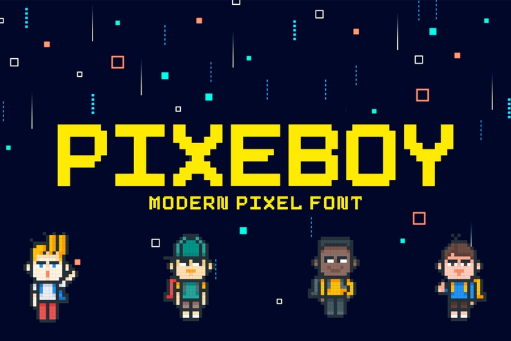 Pixeboy字体 2