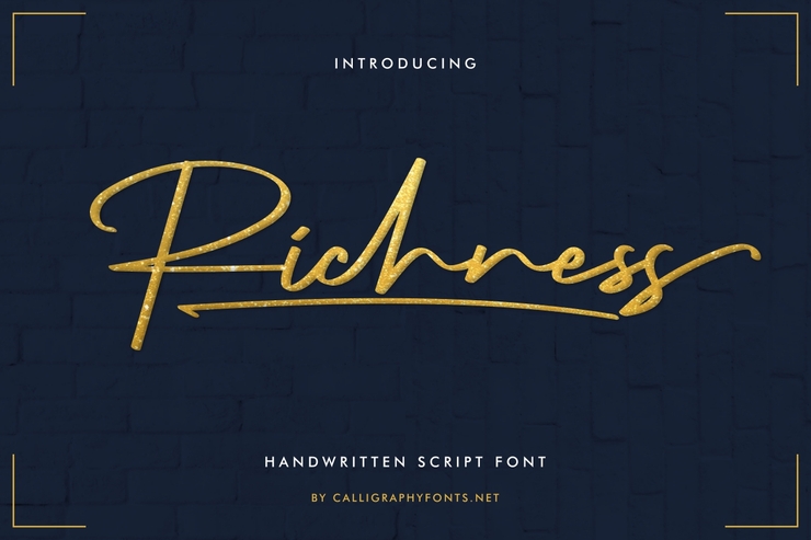 Richness字体 1