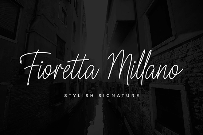 Fioretta Millano字体 1