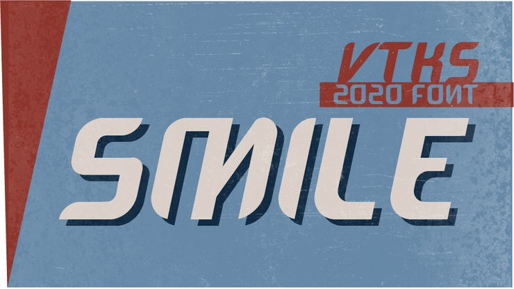 VTKS SMILE字体 1