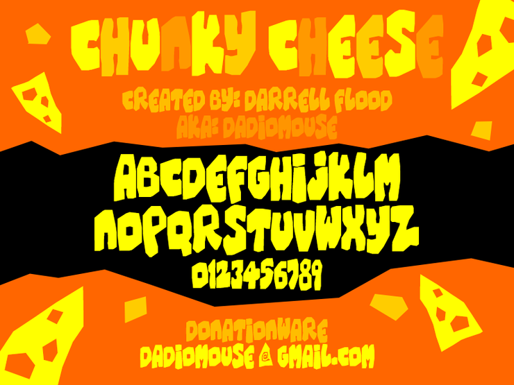 Chunky Cheese字体 1