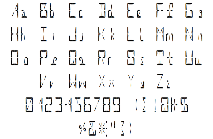 Hypernova Display字体 5