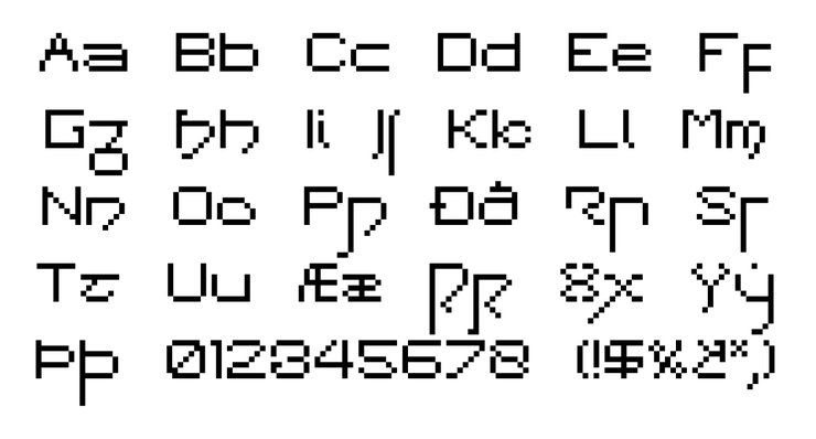 PixelOldEnglish字体 1