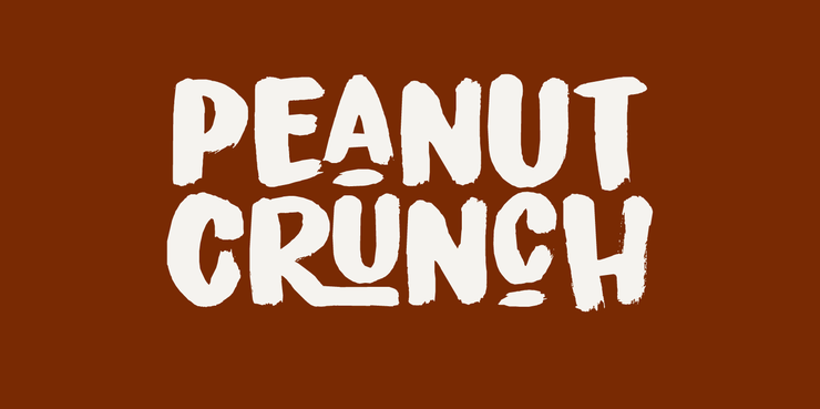 Peanut Crunch DEMO字体 1