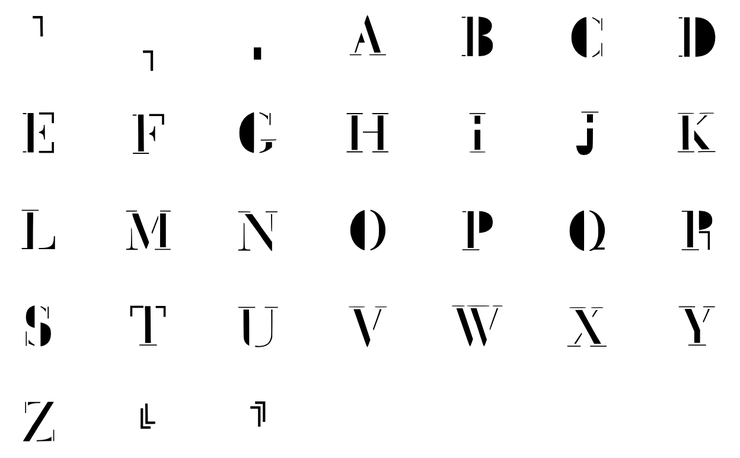 Mck Stencil字体 1