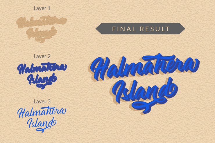 Halmahera Island (Layered字体)字体 7