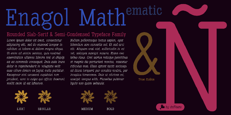 Enagol Math字体 4