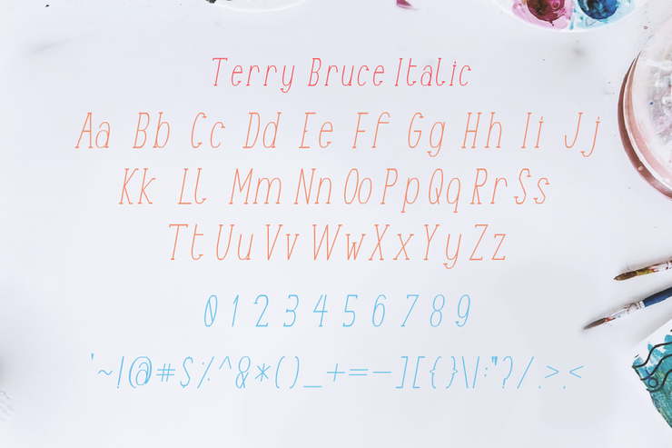 Terry Bruce字体 1
