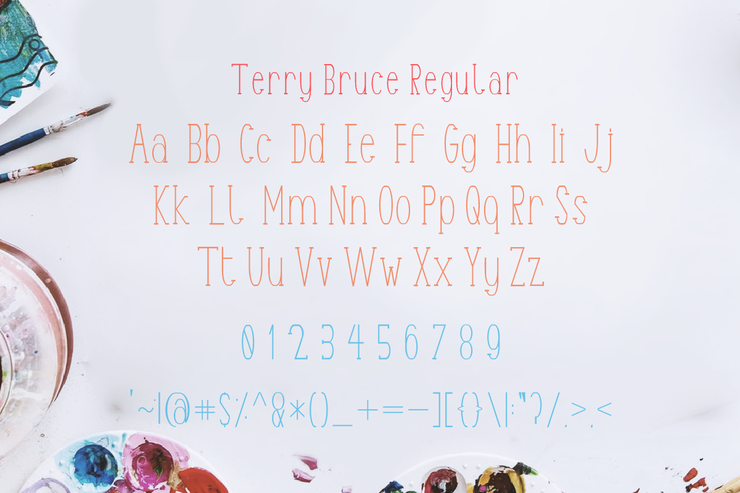 Terry Bruce字体 2