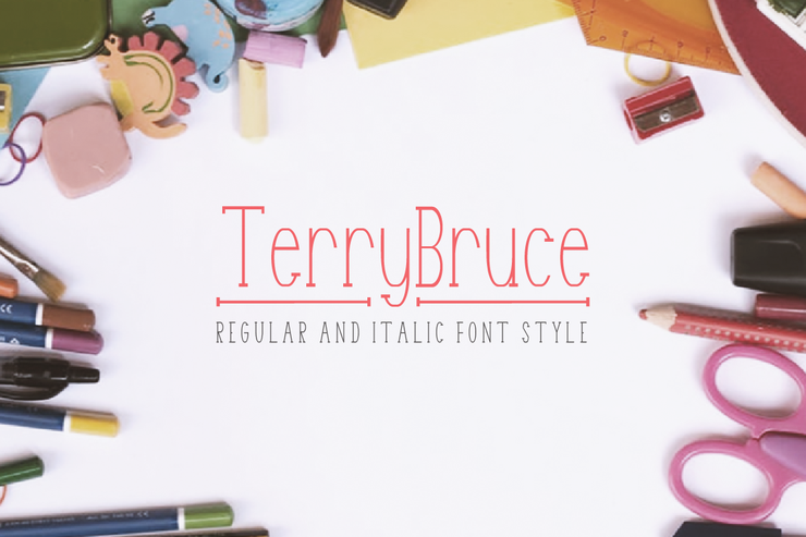 Terry Bruce字体 5