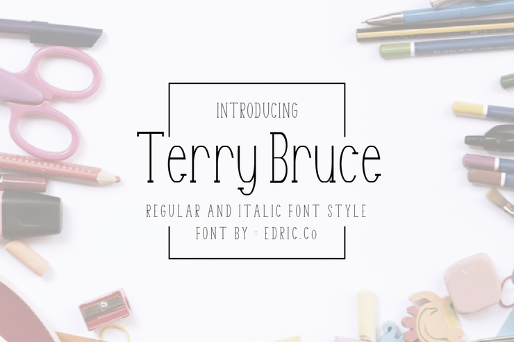 Terry Bruce字体 10