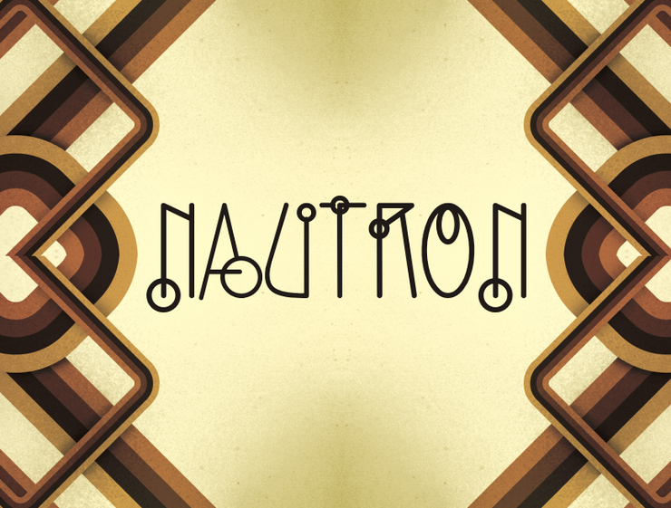 Nautron字体 1