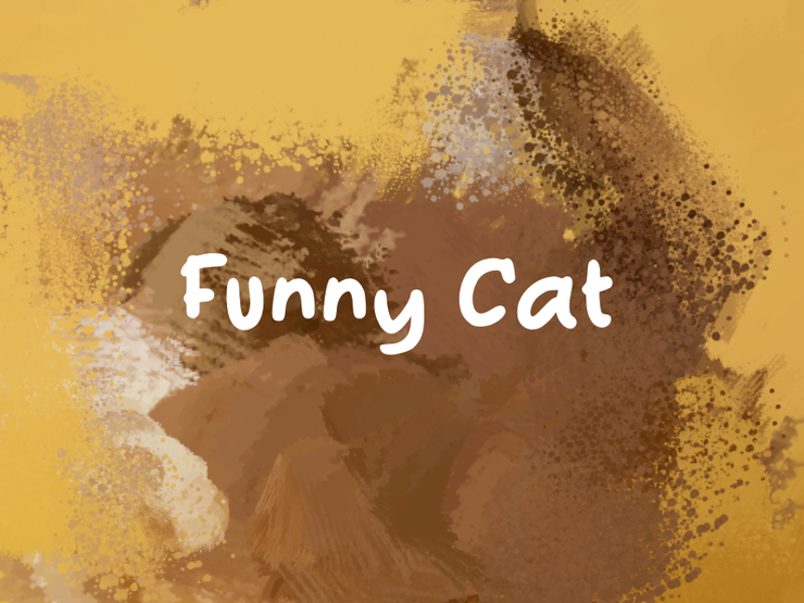 f Funny Cat字体 1