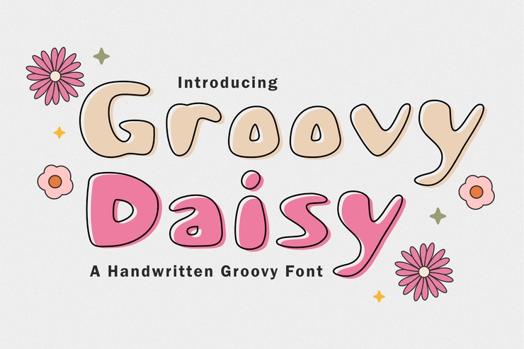 Groovy Daisy字体 4