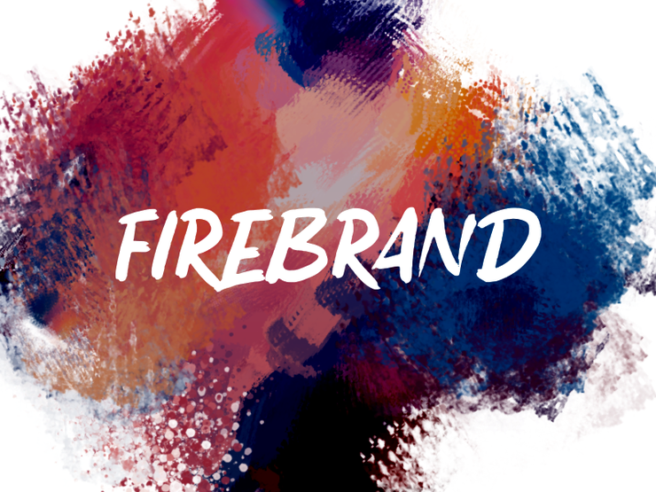 f Firebrand字体 1