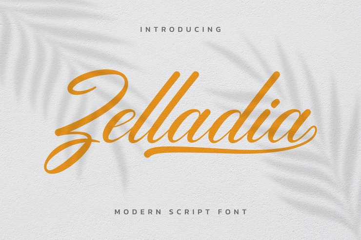 Zelladia字体 6
