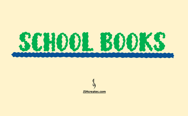 School Books字体 1