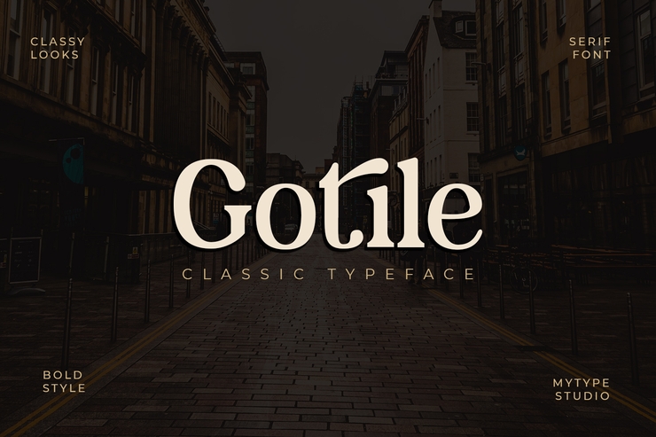 Gotile字体 1
