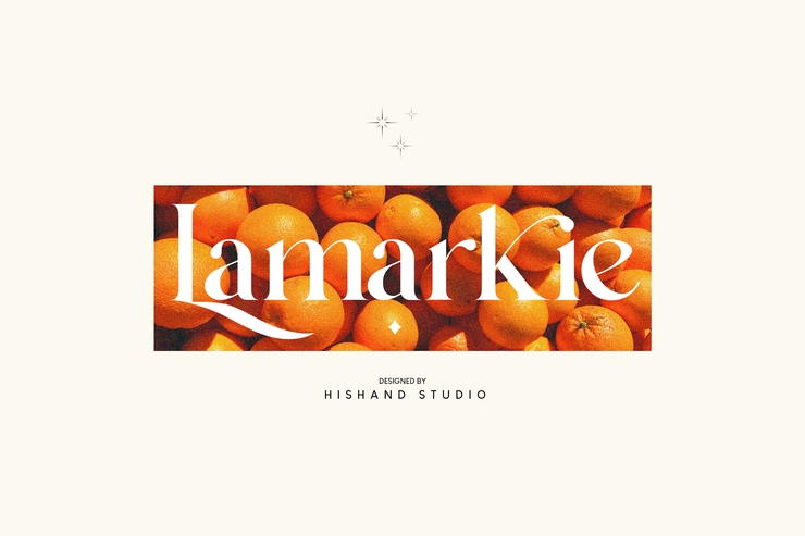 Lamarkie字体 8