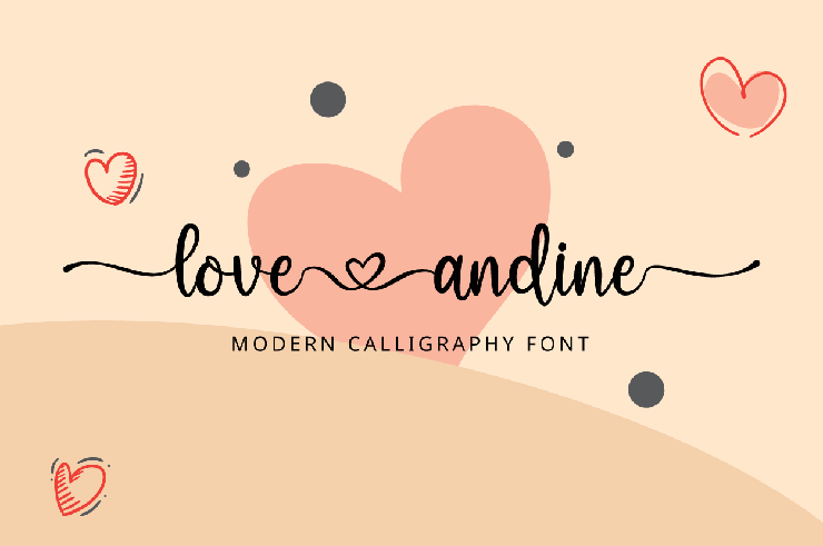Love Andine字体 4