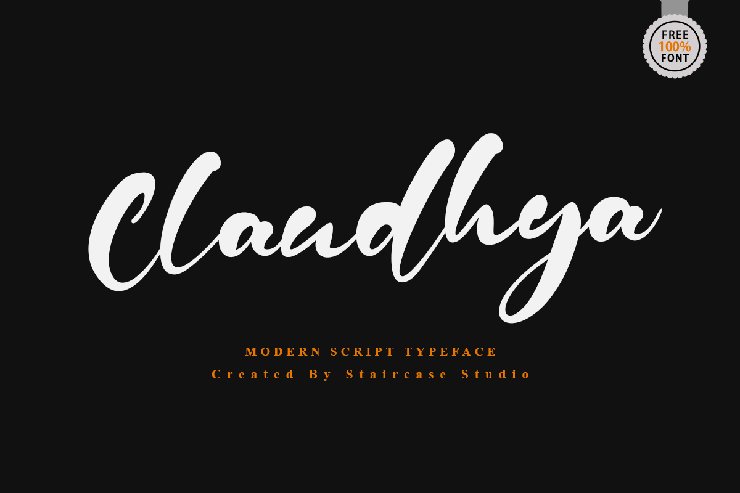 Claudhya字体 1