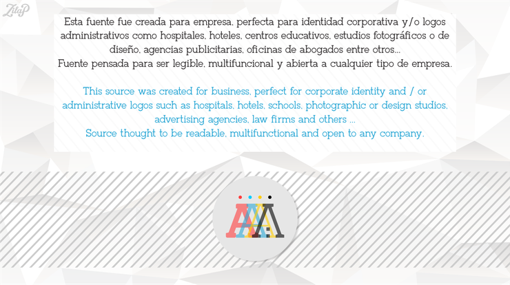 Zilap Corporative字体 7