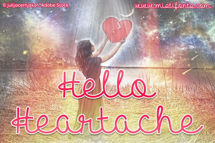 Hello Heartache字体 2