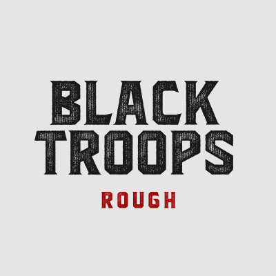 Blacktroops Rough字体 1