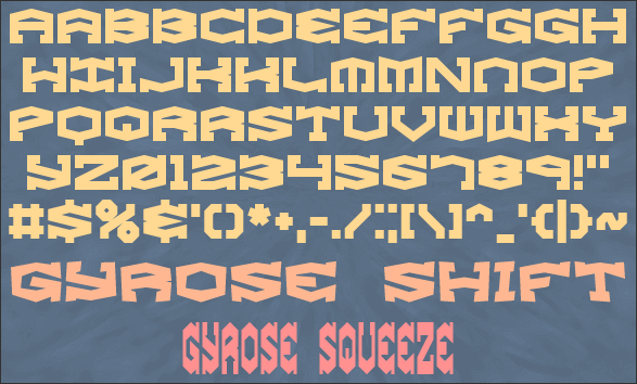 Gyrose BRK字体 2