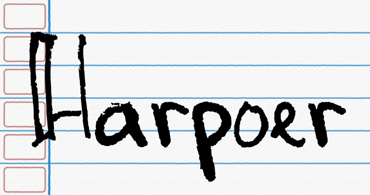 HARPOER字体 1
