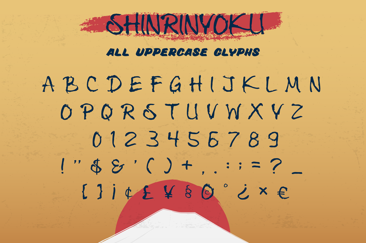 Shinrinyoku字体 5